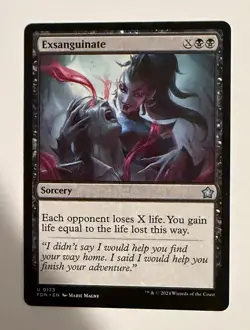 Exsanguinate 0173 | Magic the Gathering MTG | Foundations | Uncommon | NM - Image 1