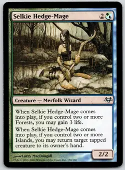 Selkie Hedge-Mage 158 Uncommon Eventide Magic: The Gathering Near Mint - Image 1