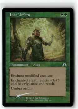 Lion Umbra (Retro Frame) 426 Modern Horizons 3 Magic: The Gathering Foil NM - Image 1