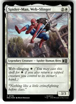 Spider-Man, Web-Slinger 776 Commander: Marvel Super Heroes Magic: Foil NM - Image 1