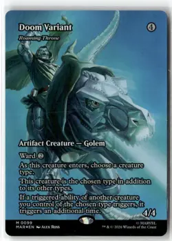 Doom Variant - Roaming Throne (Borderless) 99 Marvel Universe Eternal-Legal Foil - Image 1