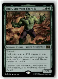 Hulk, Strongest There Is 724 Commander: Marvel Super Heroes Magic: Foil NM - Image 1