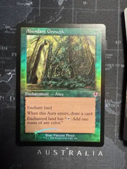 Abundant Growth 406 - MTG - Innistrad Remastered - NM Foil Retro - Image 1