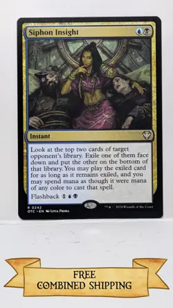 Siphon Insight Commander: Outlaws of Thunder Junction Regular - Image 1