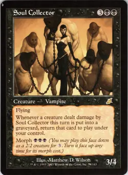 Soul Collector 74 Rare Scourge Magic: The Gathering Near Mint - Image 1