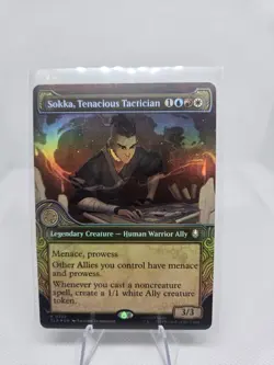 MTG – Avatar – Sokka, Tenacious Tactician Showcase Foil - Rare 0352 - Image 1