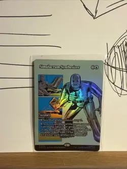 Simulacrum Synthesizer (Borderless) Marvel Universe Eternal-Legal (MAR) NM FOIL - Image 1