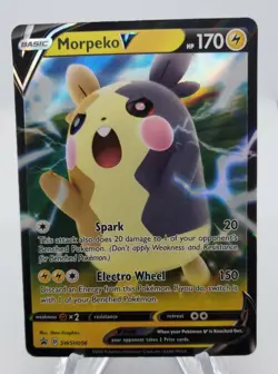 Morpeko V - SWSH056 Black Star Promo Ultra Rare Pokemon - NM Full Art - Image 1