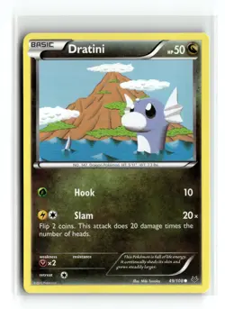 Dratini 49/108 Common XY - Roaring Skies Pokemon NM - Image 1