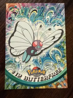 Butterfree #12 Topps 1999 Pokemon TV Animation - Image 1