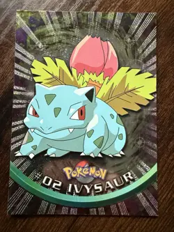 Ivysaur #02 Topps Foil Pokemon - Image 1