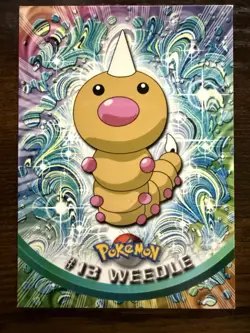 Weedle #13 Topps Trading Cards Series 1 Pokemon Near Mint - Image 1