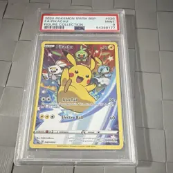 Pokemon TCG Pikachu SWSH020 Sword & Shield Promo Holo Eng PSA 9 - Image 1