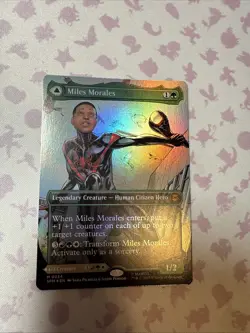 Miles Morales - Ultimate Spider-Man Borderless FOIL 0234 MTG SPM Nm/M *ON HAND* - Image 1