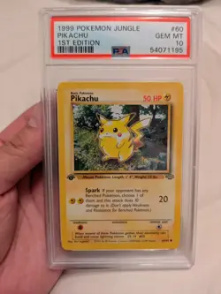 Psa 10 Pokemon Jungle 1999 Pikachu 1ST EDITION RARE PSA 10 GRADED PIKACHU - Image 3