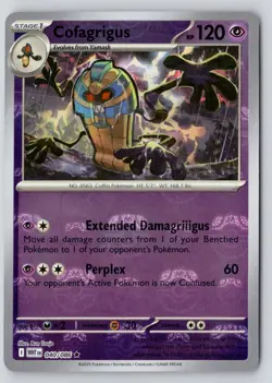 Cofagrigus (Poke Ball Pattern) 040/086 Rare White Flare Near Mint - Image 1