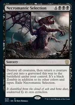 Necromantic Selection - Light Play MTG Commander 2020 Zendikar Rising - Image 1