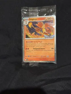 Delphox Rare 013/086 Stamped Best Buy Promo SEALED Chaos Rising Pokemon - Image 3