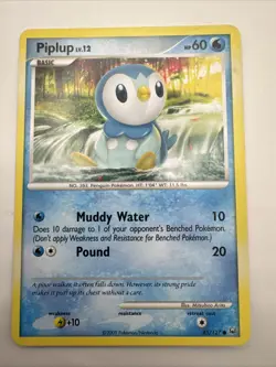 Piplup 85/127 Platinum Base Set Pokemon TCG - Image 1