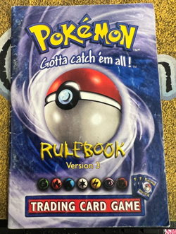 Pokemon COMPLETE IN BOX Fossil Lockdown Theme Deck! OPENED CIB Water Fire - Image 3