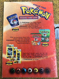 Pokemon COMPLETE IN BOX Fossil Lockdown Theme Deck! OPENED CIB Water Fire - Image 4