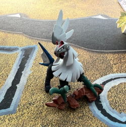 Pokemon 4 Figure Lot - Reshiram Charizard Alolan Raichu Shining Darkrai Silvally - Image 4