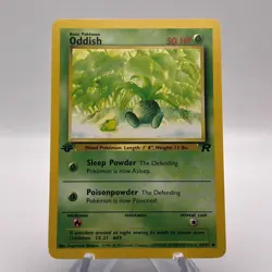 Pokemon 1st Edition Team Rocket (2000) - Oddish 63/82 - Common - LP - Image 1