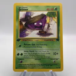 Pokemon 1st Edition Team Rocket (2000) - Grimer 57/82 - Common - LP - Image 1