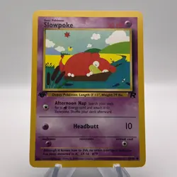 Pokemon 1st Edition Team Rocket (2000) - Slowpoke 67/82 - Common - LP - Image 1