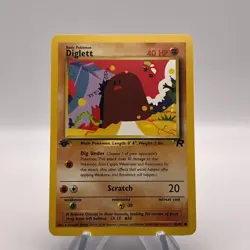 Pokemon 1st Edition Team Rocket (2000) - Diglett 52/82 - Common - LP - Image 1