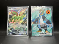 Pokemon Tcg Flygon & Emploleon EX Full Art Bundle Lot Of 2 - Phantasmal Flames - Image 1