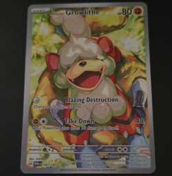 Hisuian Growlithe 181/167 Sv06 Twilight Masquerade Illus Rare Holo EN - Image 1