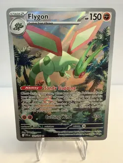 Flygon 101/094 Illustration Rare Phantasmal Flames Pokemon Near Mint - Image 1