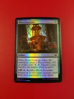 1x Blood Fountain | FOIL | Innistrad Crimson Vow | MTG Magic Cards - Image 3