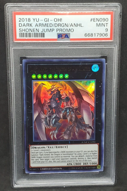 Yugioh PSA 9 MINT Dark Armed, the Dragon of Annihilation JUMP-EN090 Ultra Rare - Image 1