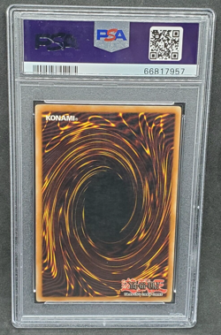 Yugioh PSA 6 EX-MT Blue-Eyes White Dragon FL1-EN001 Secret Rare Forbidden Legacy - Image 2