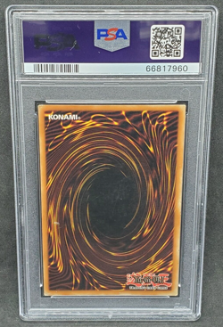 Yugioh PSA 5 EX Blue-Eyes White Dragon SDBE-EN001 Ultra Rare Saga Structure Deck - Image 2