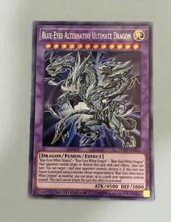 Blue-Eyes Alternative Ultimate Dragon TN19-EN001 2019 Gold Sarcophagus Tin - Image 1