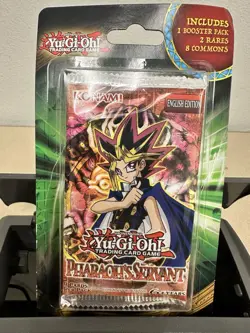 Yugioh Pharaohs Servant Blister Pack 2 RARES + 8 COMMONS - NEW - Image 1