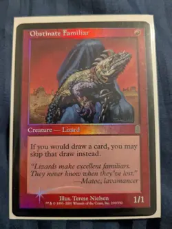 Obstinate Familiar FOIL Odyssey - LP - MTG - Magic the Gathering Rare - Image 3