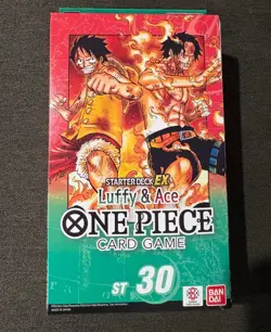 One Piece ST-30 EX Luffy & Ace Starter Deck English Sealed - Image 1