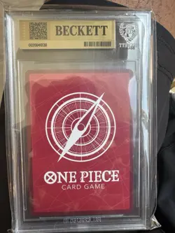ONE PIECE OP13 PORTGAS D ACE Leader ALT ART BGS 9.5 Gem Mint NEW BGS SLAB - Image 3