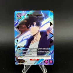 Union Arena Solo Leveling Rare Battle Sung Jinwoo Gold Promo UEPR/SLG-1-018 - Image 1