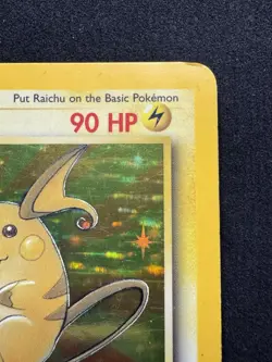 Raichu 14/62 Fossil Holo Rare Vintage WOTC 1999 Pokemon TCG Card LP - Image 4