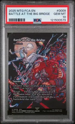 2025 MTG FINAL FANTASY: THROUGH THE AGES #0009 BATTLE AT THE BIG BRIDGE PSA 10 - Image 1
