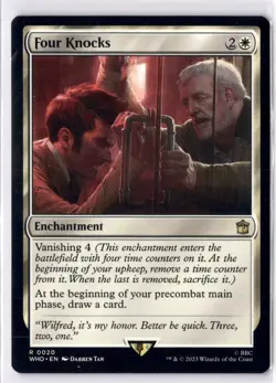 Four Knocks NM* Dr. Who ENGLISH 0020 mtg -UnltdCards - Image 1