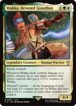 MTG Final Fantasy Commander - Wakka, Devoted Guardian - Image 1