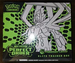 Pokemon TCG Mega Evolutions Perfect Order Pokemon Center Exclusive ETB - Image 1