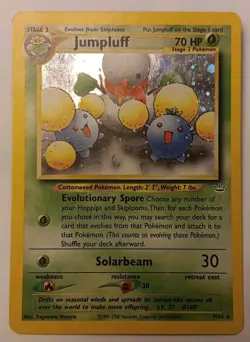 Jumpluff 9/64 Neo Revelation Holo Rare Vintage Pokemon TCG - Image 1