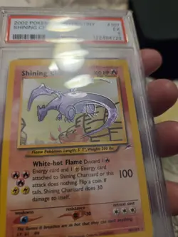 Shining Charizard Pokemon Neo Destiny 107 NM PSA 5 - Image 4